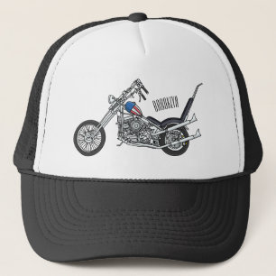 Casquette Illustration de Chopper Motorcycle 1950