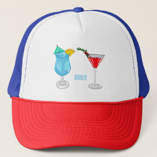 Casquette Illustration de cocktail