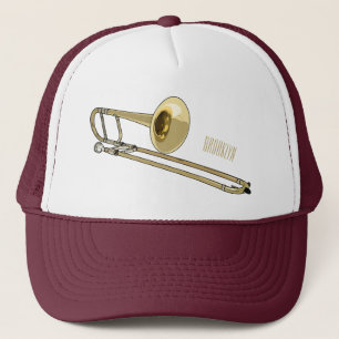 Casquette Illustration de dessin animé de Trombone