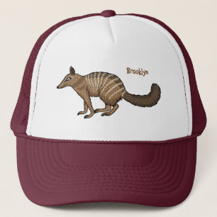 Casquette Illustration de dessin animé joyeux numbat