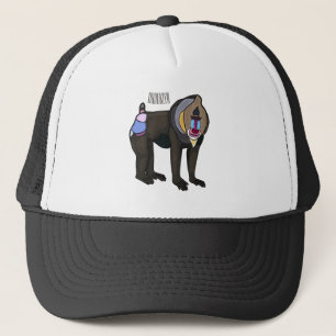 Casquette Illustration de dessin animé Mandrill