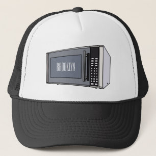 Casquette Illustration de dessin sur micro-ondes