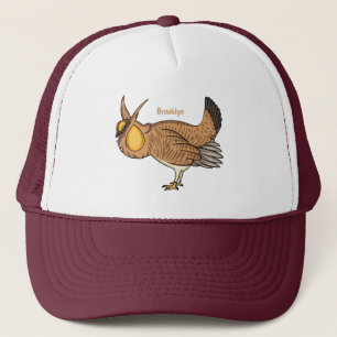Casquette Illustration de la bande dessinée de poulet de pra