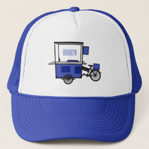 Casquette Illustration de la charrette alimentaire