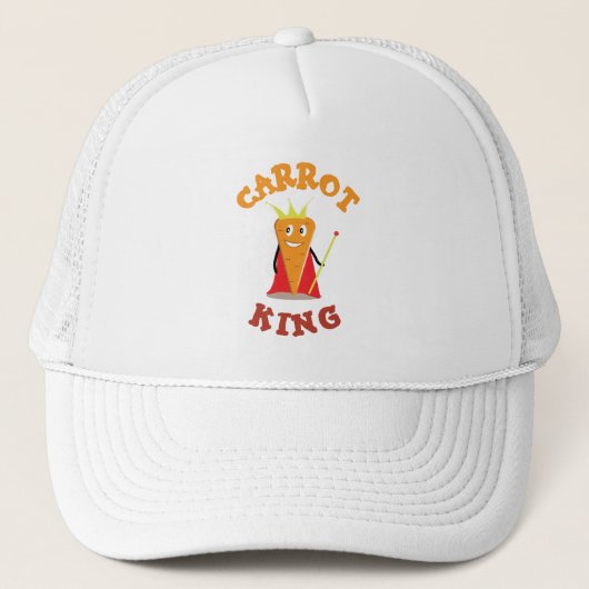 Casquette Illustration de la couronne de légume royale Carro (Devant)
