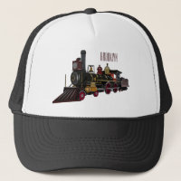 Illustration de la locomotive à vapeur