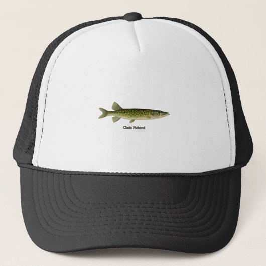 Casquette Illustration de Pickerel à chaînes (Devant)