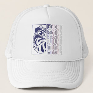 Casquette Illustration de poupée Daruma japonaise