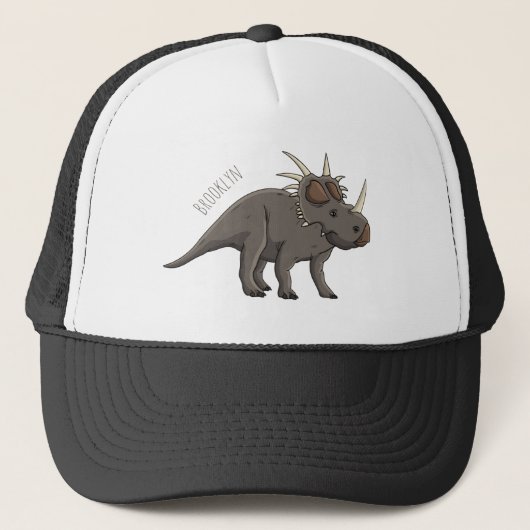 Casquette Illustration de Styracosaurus (Devant)