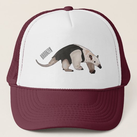 Casquette Illustration de Tamandua (Devant)