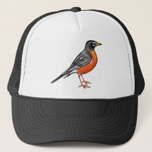 Casquette Illustration de vecteur d'oiseau de Robin
