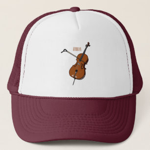 Casquette Illustration de violoncelle