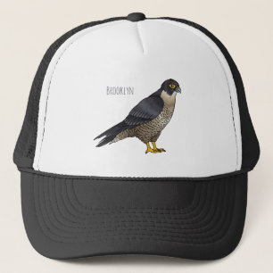 Casquette Illustration d'oiseau de faucon pèlerin