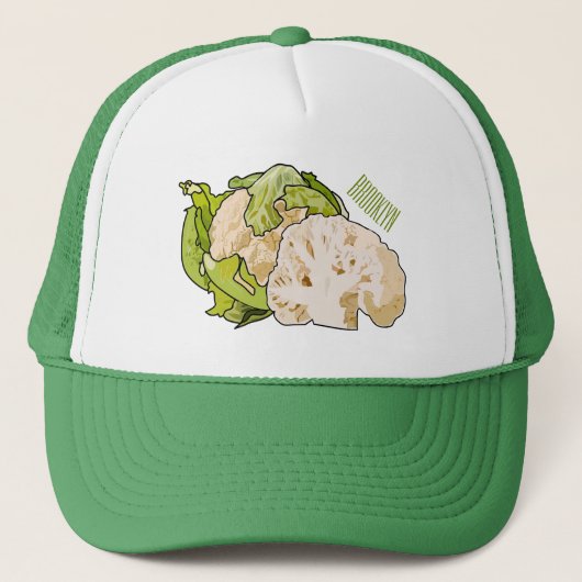 Casquette Illustration du chou-fleur (Devant)