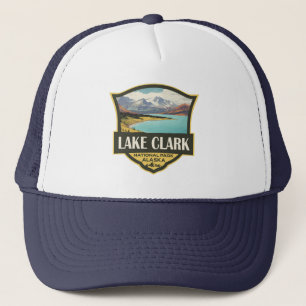Casquette Illustration du parc national du lac Clark Art voy