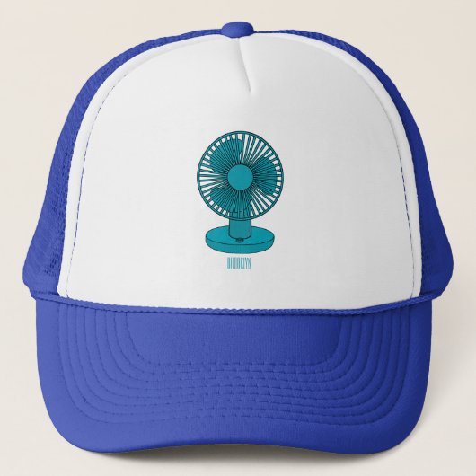 Casquette Illustration du ventilateur (Devant)