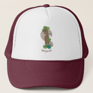 Casquette Illustration d'une anteure de pangolin mignonne