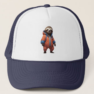 Casquette Illustration d'une parcelle mignonne et amicale