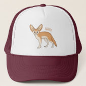 Casquette Illustration Fennec fox (Devant)