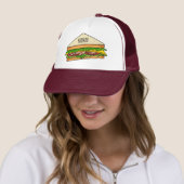 Casquette Illustration Sandwich (En situation)