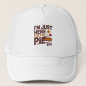Casquette I'm Just Here For The Pie Eh? Funny Canadian (Devant)