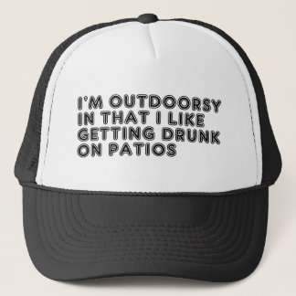 Casquette Im Outdoorsy c'est-à-dire que j'aime obtenir bu