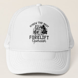 Casquette I'm The Best Forclift Opérateur Driver Truck Worke