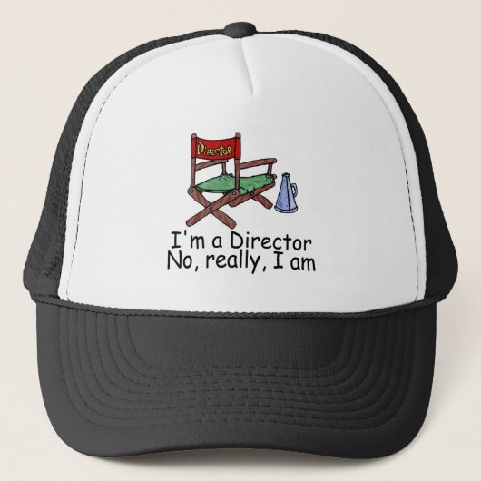 Casquette Im un directeur No Really Im (Devant)