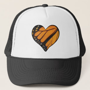 Casquette Image réelle de Monarch Heart Butterfly Wing