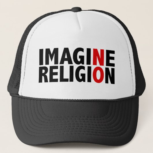 Casquette Imaginez Pas De Religion (Devant)