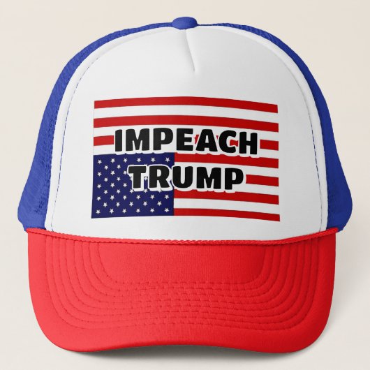 Casquette IMPEACH TRUMP (vous pouvez modifier les mots) (Devant)