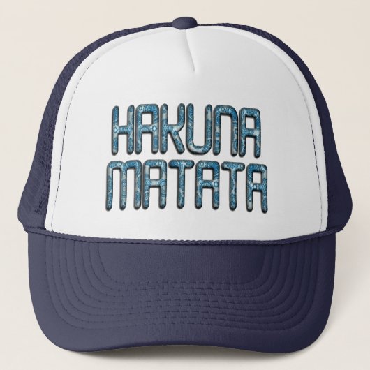 Casquette Impression d'art 3D Hakuna Matata (Devant)
