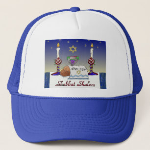 Casquette Impression d'art Judaica Shabbat Shalom