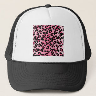 Casquette Impression guépard rose RAB Rockabilly