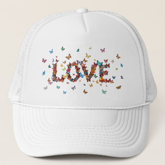 Casquette Impression papillon de joie AMOUR | Inspirant et c (Devant)