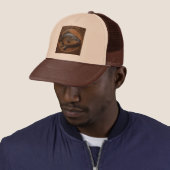 Casquette Impression textuelle 3D Australian Murray Cod, (En situation)