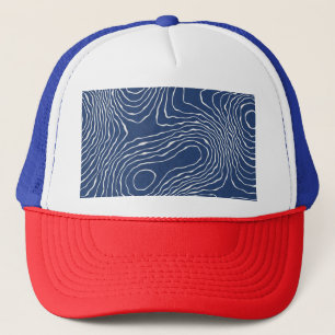 Casquette Impression topographique biologique de la ligne te