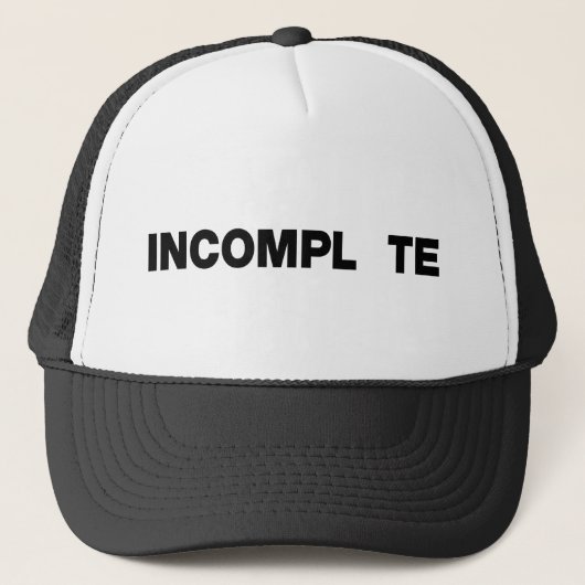 CASQUETTE INCOMPL TE (Devant)