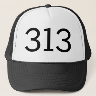 Casquette Indicatif régional 313 (Détroit)