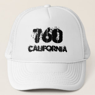 Casquette Indicatif régional de la Californie 760. Idée d