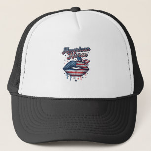 Casquette Infirmière Américaine Conception De Chemise Vector