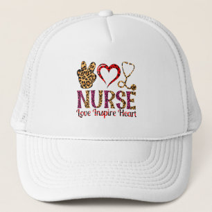 Casquette Infirmière Amour Inspirer Coeur - Infirmière Motiv