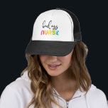 Casquette Infirmière Badass<br><div class="desc">Un design lumineux et élégant pour tous les infirmières et soignants de basse qualité!</div>