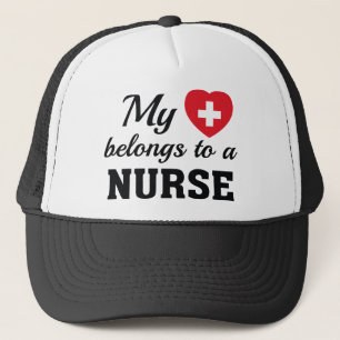 Casquette Infirmière Coeur Appartient