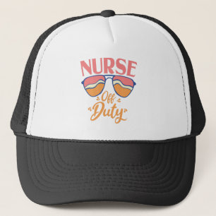 Casquette Infirmière hors service Funny Summer Beach vacance