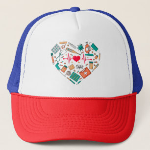 Casquette Infirmière Infirmière Outil Coeur