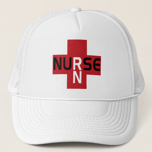 CASQUETTE INFIRMIÈRE RN RED HAT (Devant)