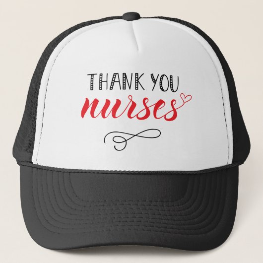 Casquette Infirmières Mercis | Police d'exécution (Devant)