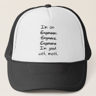 Casquette Ingénieur. Je suis bon avec des maths
