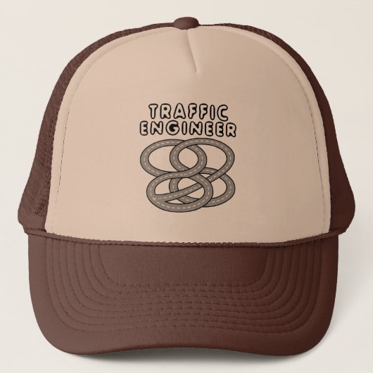 Casquette Ingénieur trafic Échangeur routier (Devant)
